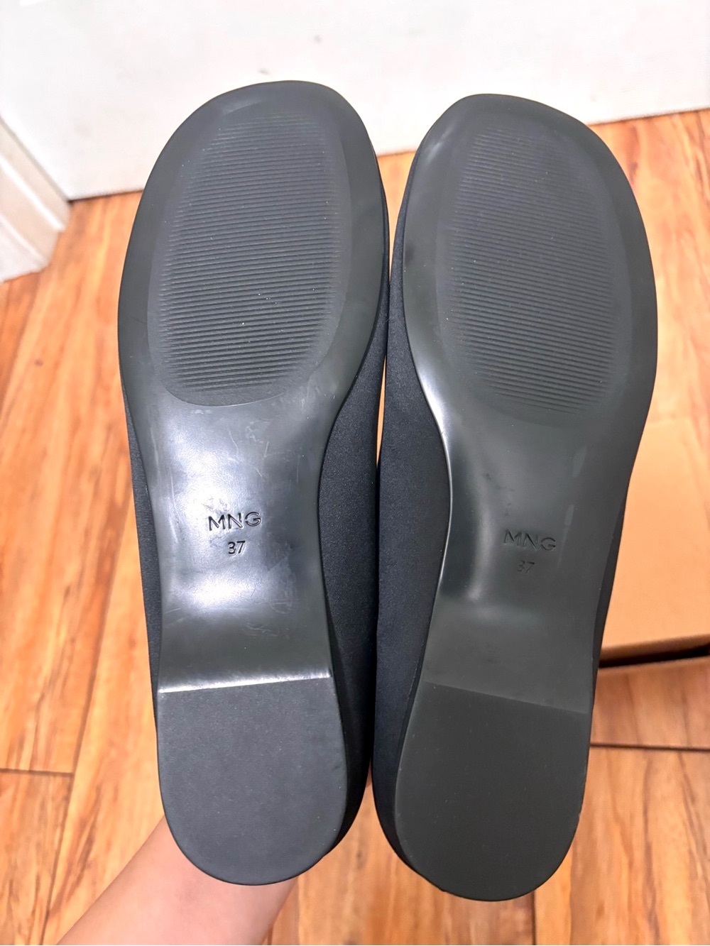 NIB MANGO Ballerina With Metallic Applique Straps - Picture 9 of 11